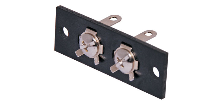 2 Way Panel Mount Screw Terminal