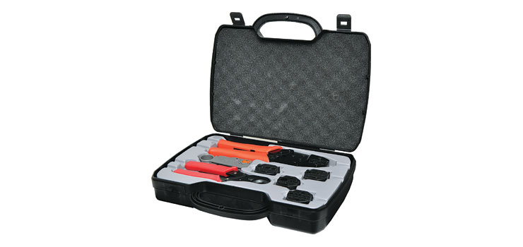 Crimptool Ratchet Coaxial Universal Kit
