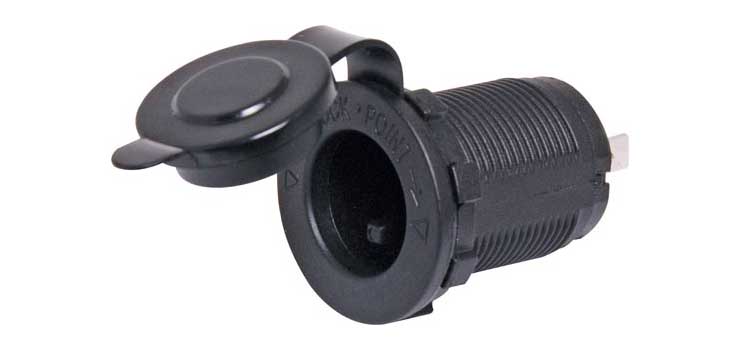 12VDC Panel Mount Posi-Fit (Engel Style) Socket