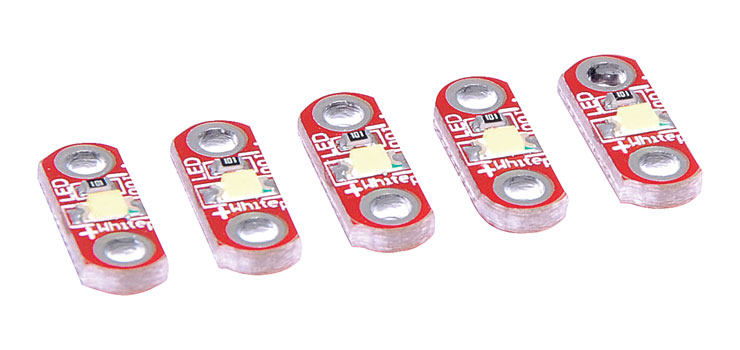 White SMD LED Sequins 5pk