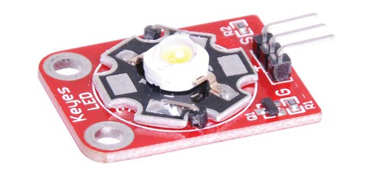 3 Watt White Star LED Breakout Board