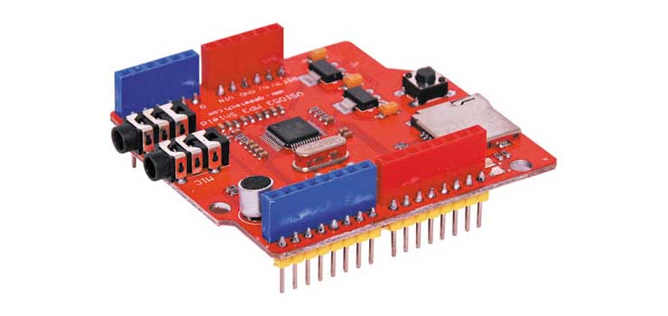 MP3 Audio Shield With Micro SD Card