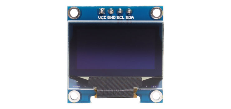 128x64 Monochrome 0.96 Inch I2C OLED Display Module