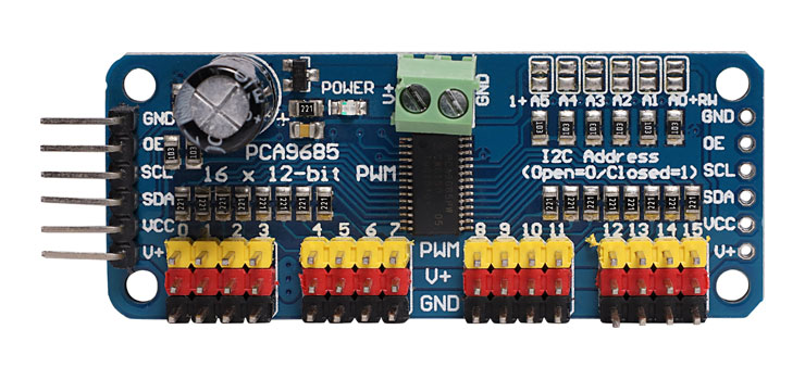 16 Channel PWM Servo Control Board