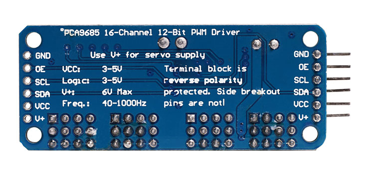 16 Channel PWM Servo Control Board