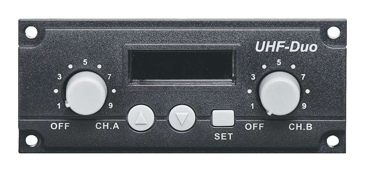 UHF Wireless Dual Microphone Receiver 520-544MHz Module