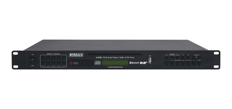 Bluetooth CD & Audio Player/DAB+ & FM Tuner