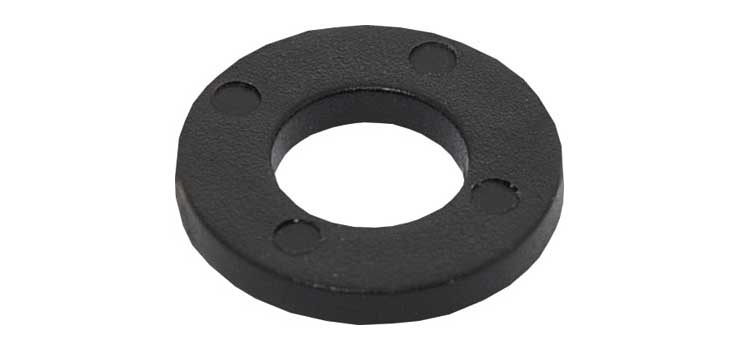 Black Nylon Washer Pk 12