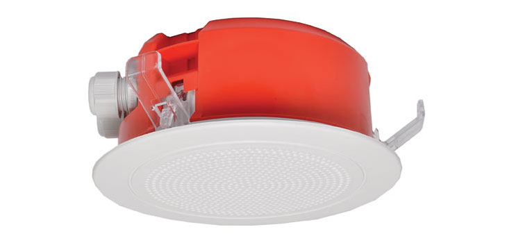 100mm 100V 5W Ceiling EWIS Speaker White Grille