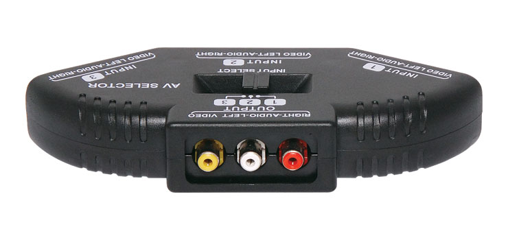 Stereo Composite 3 Way RCA Signal Switcher