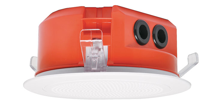 100mm 100V 5W Ceiling EWIS Speaker White Grille