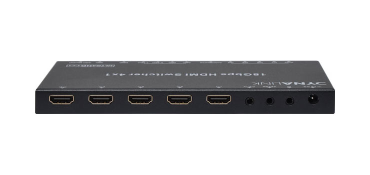 4 Way 4K HDMI Switcher With Audio Extractor & RS232