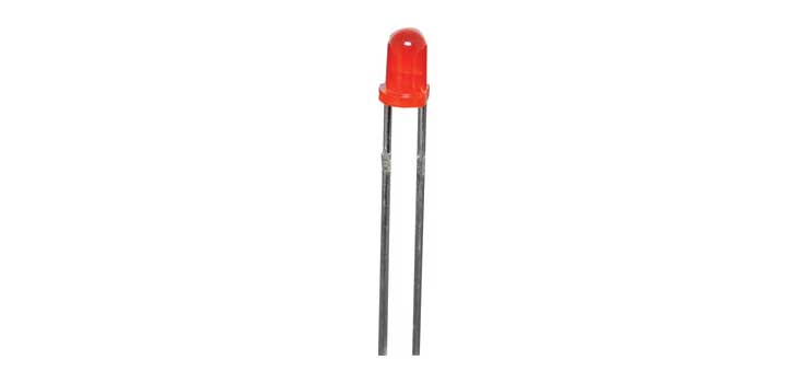 Red 2mcd 3mm LED