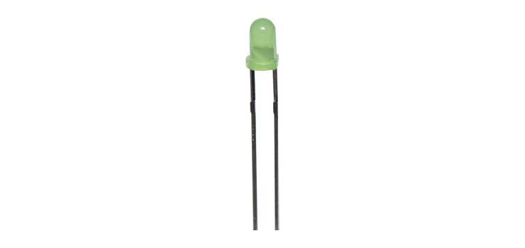 Green 40mcd 3mm LED