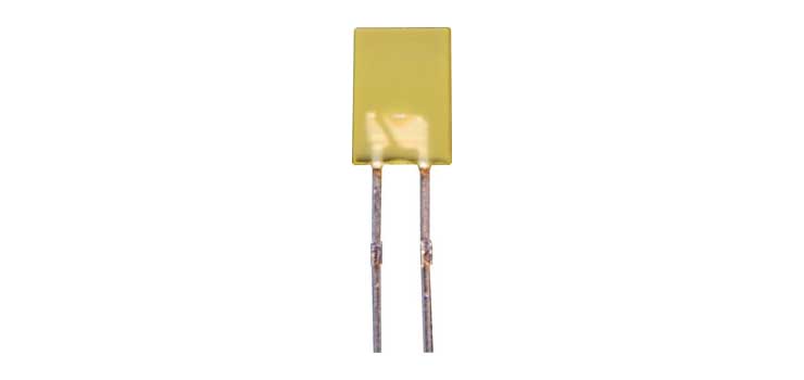 Yellow 5mcd 5x2mm Rectangular LED