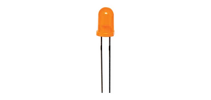 Orange 1700mcd 3mm LED