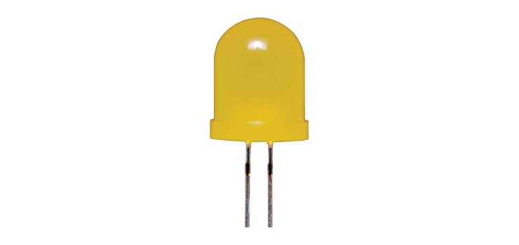 Yellow 80mcd 10mm LED