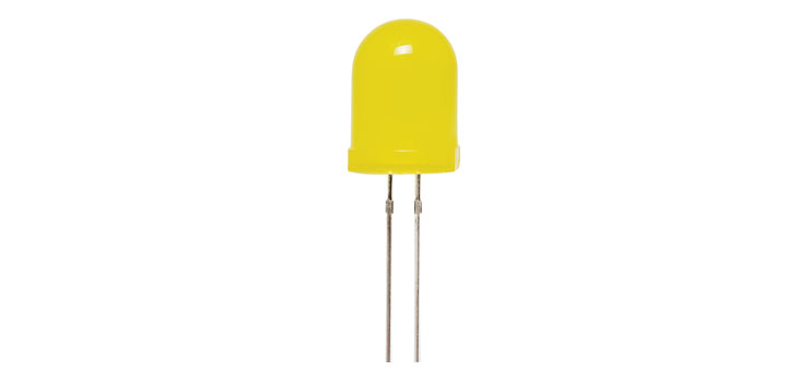 Yellow 200mcd 10mm LED