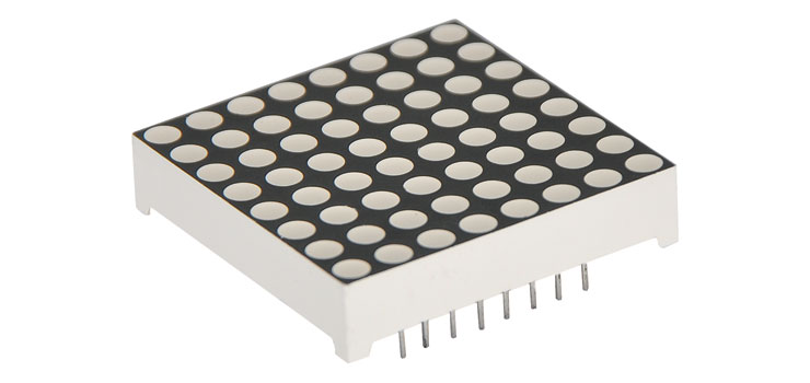8x8 Red LED Matrix Display