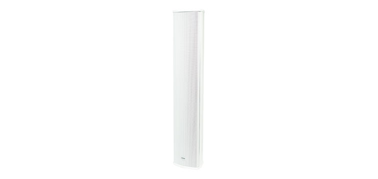 20W 100V Line / 4 Ohm IP66 White Column Speaker