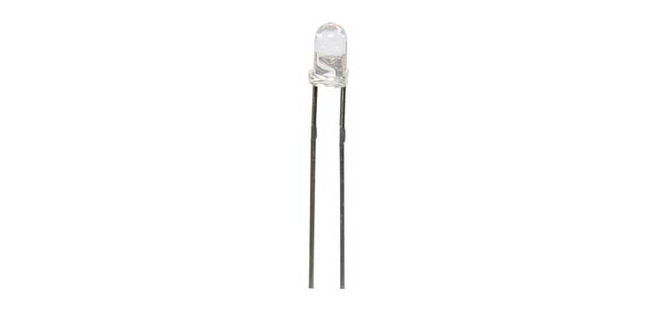 Blue 1400mcd 3mm LED