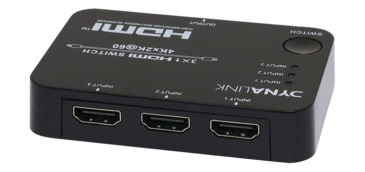 3 Way HDMI 4K Switcher With Remote Control