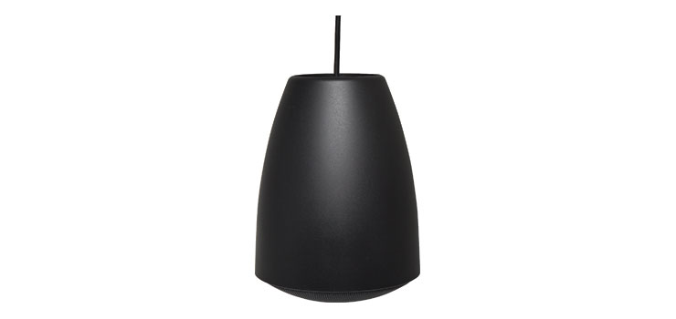 30W 100V Line Pendant Ceiling Speaker Black