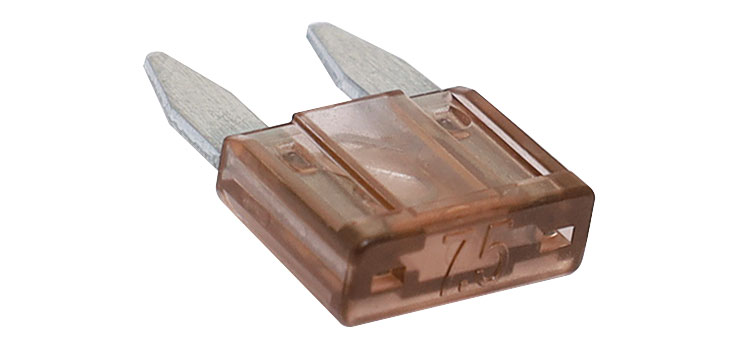 7.5A Brown Mini Blade Fuse