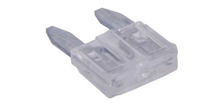 25A Clear Mini Blade Fuse