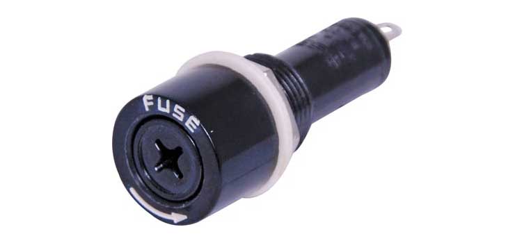 3AG 10A Chassis Mount Fuse Holder
